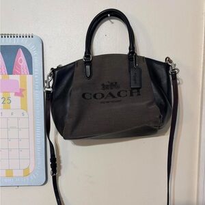 Coach Black and Grey Women's Bag